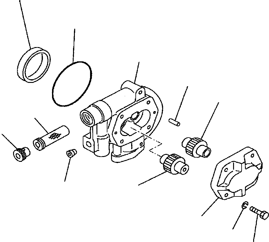 Уплотнительное кольцо круглого сечения 704-28-19180 KOMATSU