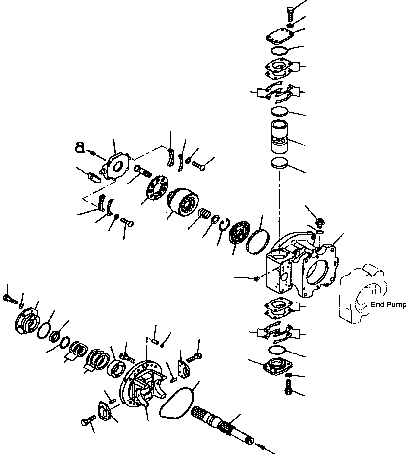 CRADLE, FRONT 708-25-62310 KOMATSU