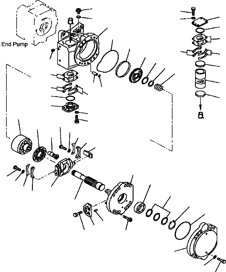 CRADLE, REAR 708-25-62320 KOMATSU