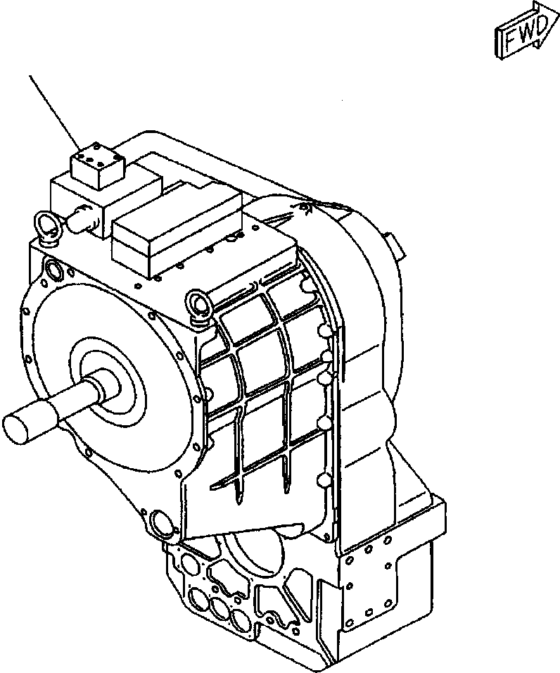 Трансмиссия в сборе 427-15-11003 KOMATSU