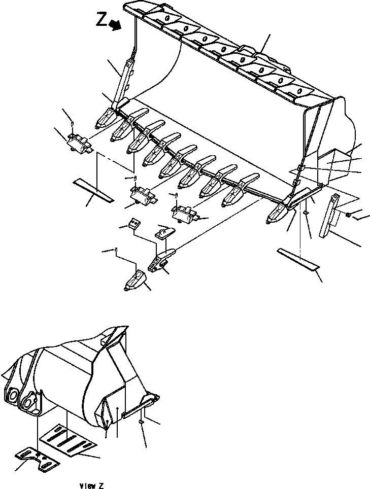 ADAPTER, R.H. 428-70-A2540 KOMATSU