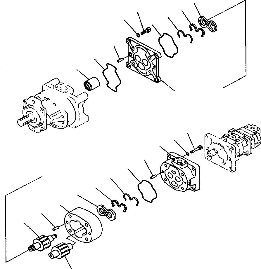 Шестерня ведущая 705-29-40760 KOMATSU