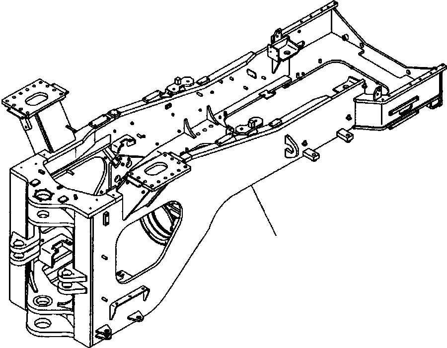 FRAME, REAR ASSEMBLY 428-46-A2140 KOMATSU