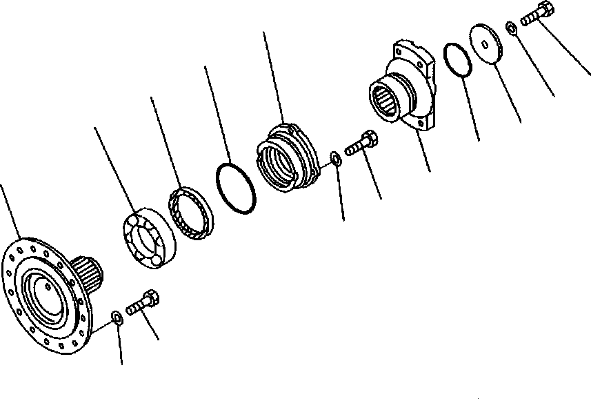 Фланец 711-56-13160 KOMATSU