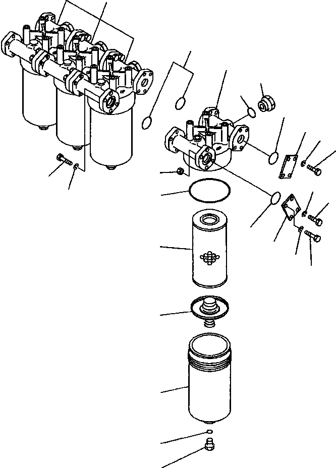 OIL FILTER ASS'Y 428-16-21110 KOMATSU