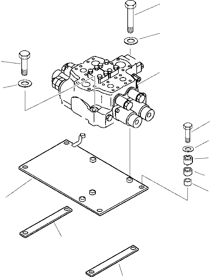 Клапан в сборе 709-12-12403 KOMATSU