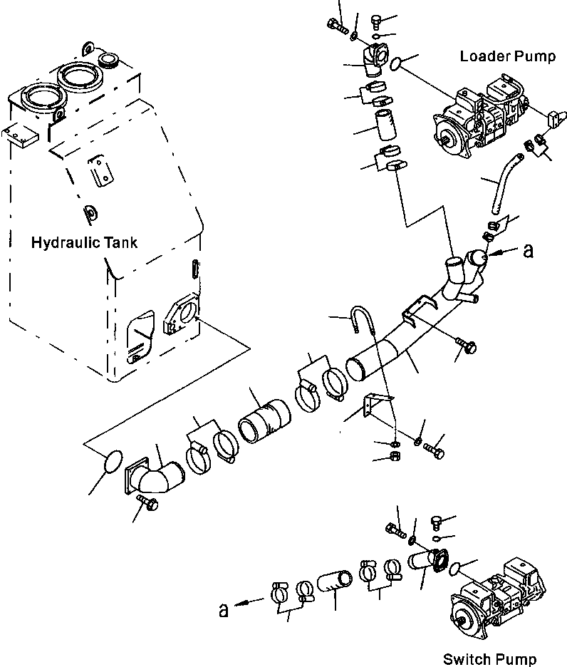 Шланг EJ 2 322 KOMATSU