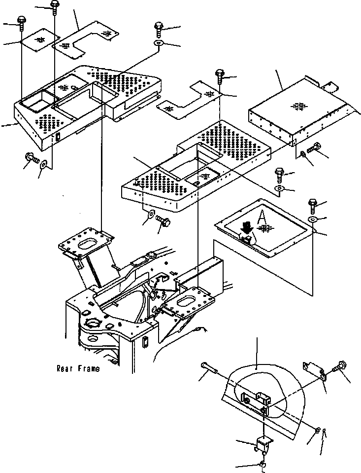FLOOR,R.H. 428-54-24121 KOMATSU
