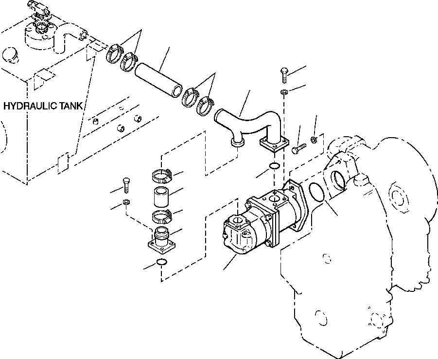 Трубка 418-62-23680 KOMATSU