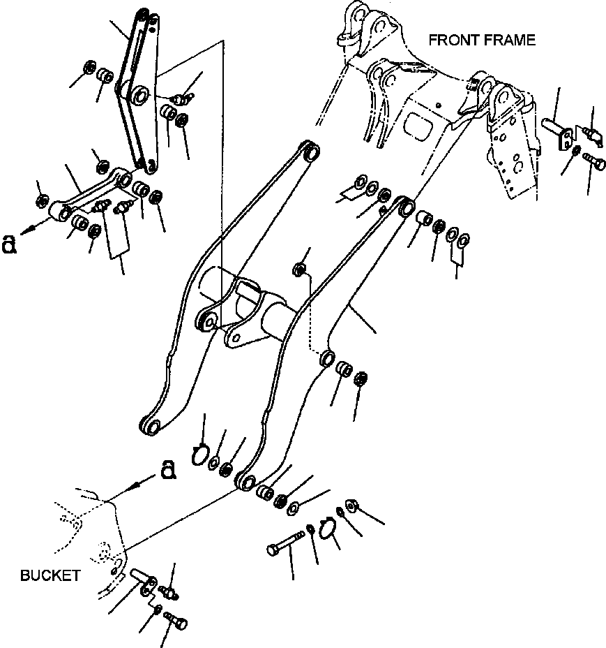 LIFT ARM ASSEMBLY 418-879-A510 KOMATSU