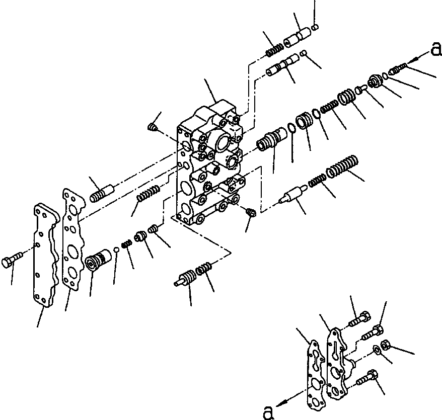 CONTROL VALVE ASSEMBLY 714-13-15000 KOMATSU