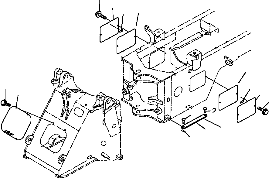 COVER,FRONT (REWORK) 418-877-2140 KOMATSU