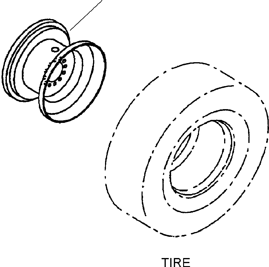 WHEEL ASS'Y 417-W45-2100 KOMATSU