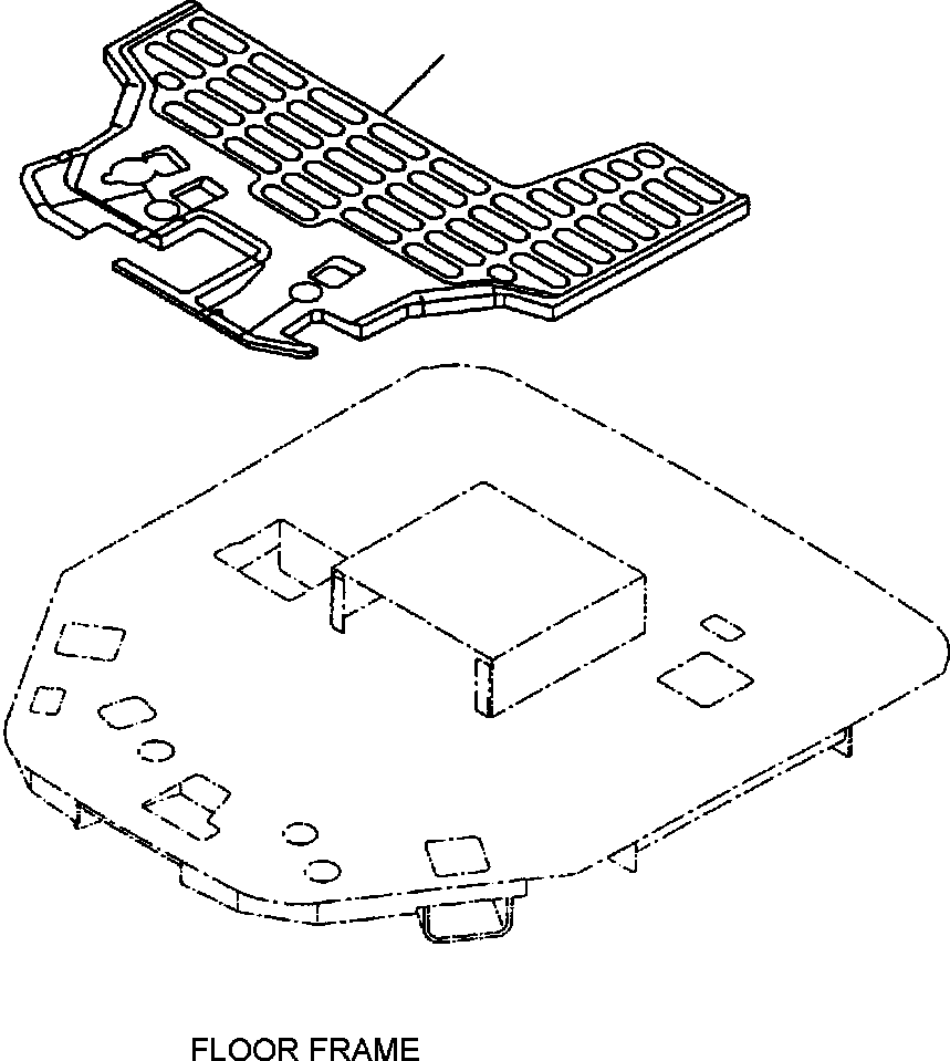 MAT,FLOOR (OP) 417-54-22410 KOMATSU