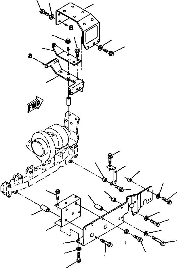 Проставка 418-02-A1210 KOMATSU