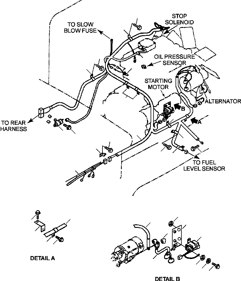 HARNESS, MAIN ENGINE 417-06-A1410 KOMATSU