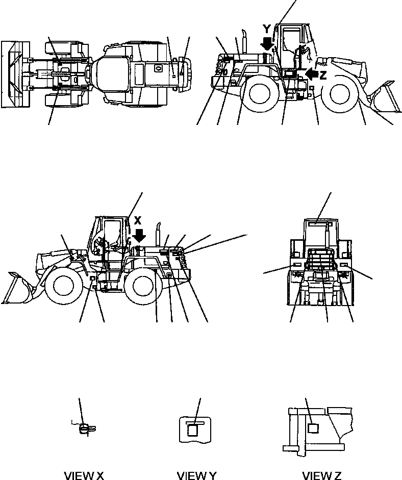 Табличка смазки 418-U77-A160 KOMATSU