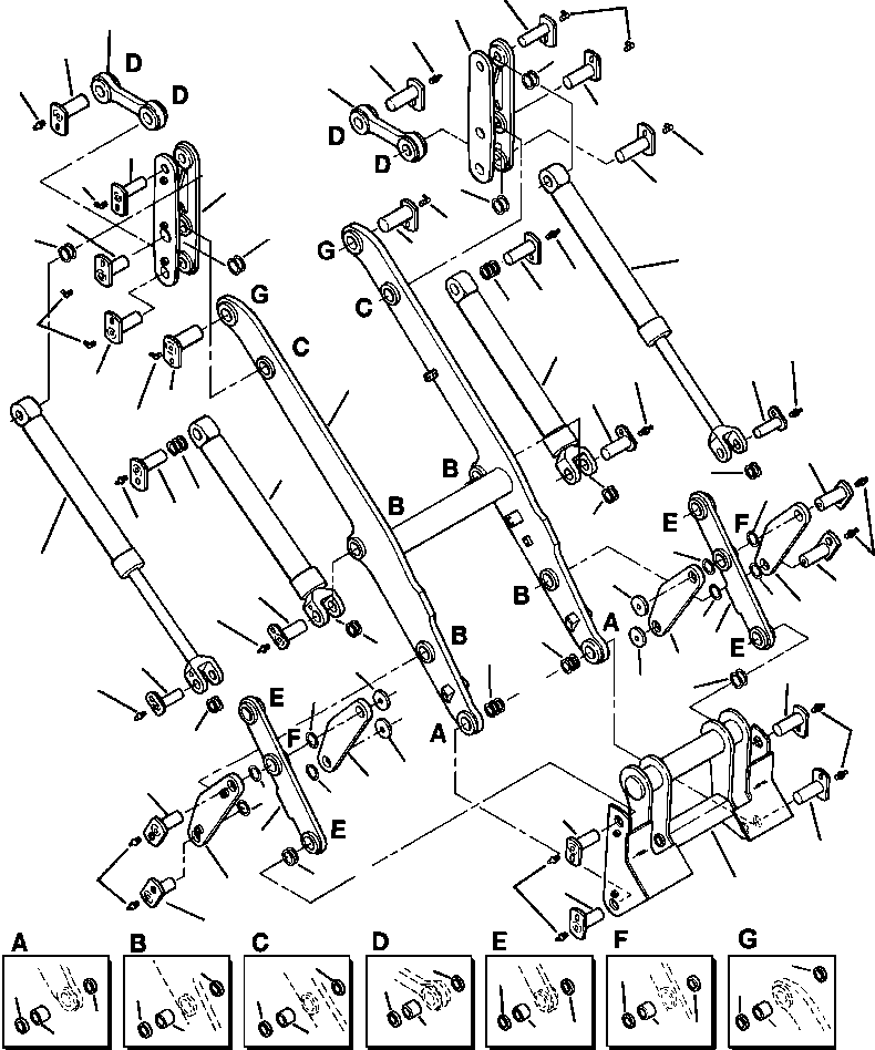 BUCKET CYLINDER 707-00-02440 KOMATSU