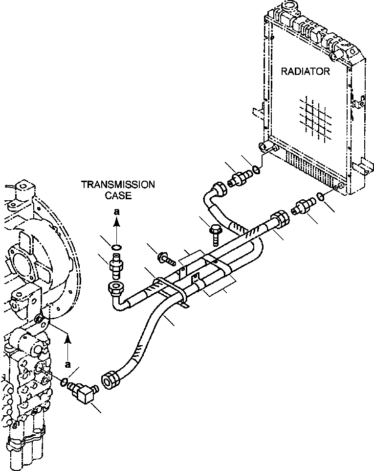 Шланг 416-16-A1010 KOMATSU