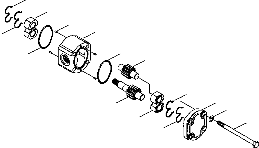 REAR PUMP 417-62-A1160 KOMATSU