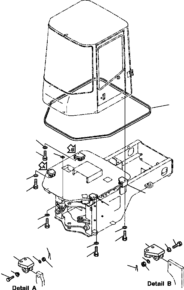 BRACKET, LEFT 417-928-A120 KOMATSU