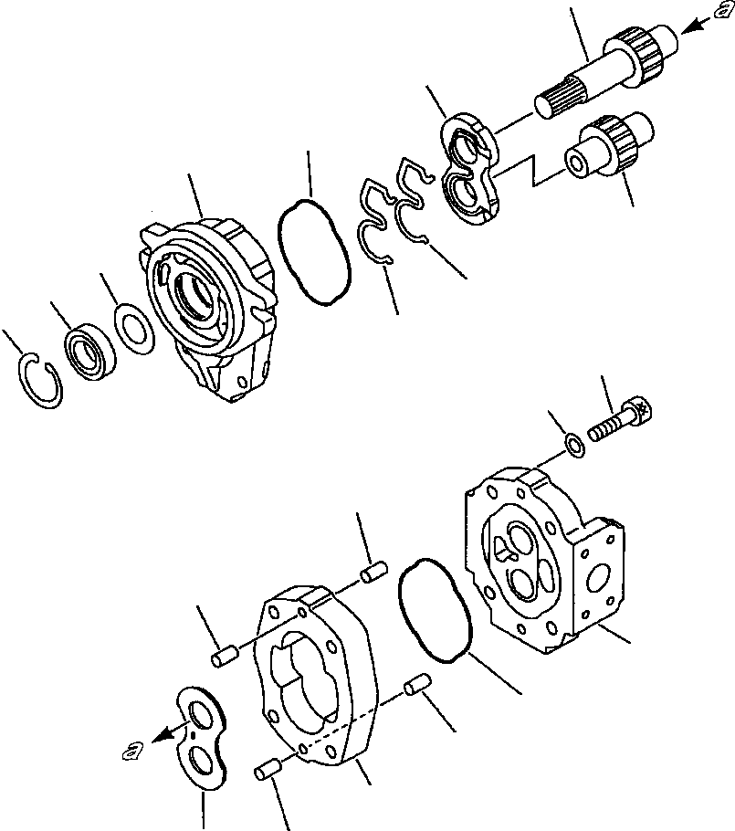 PUMP ASS'Y (LAL(1)32) 705-73-30010 KOMATSU