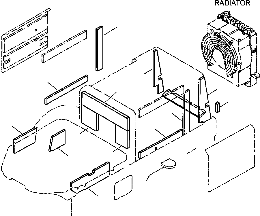 SHEET, L.H. 417-54-A2120 KOMATSU