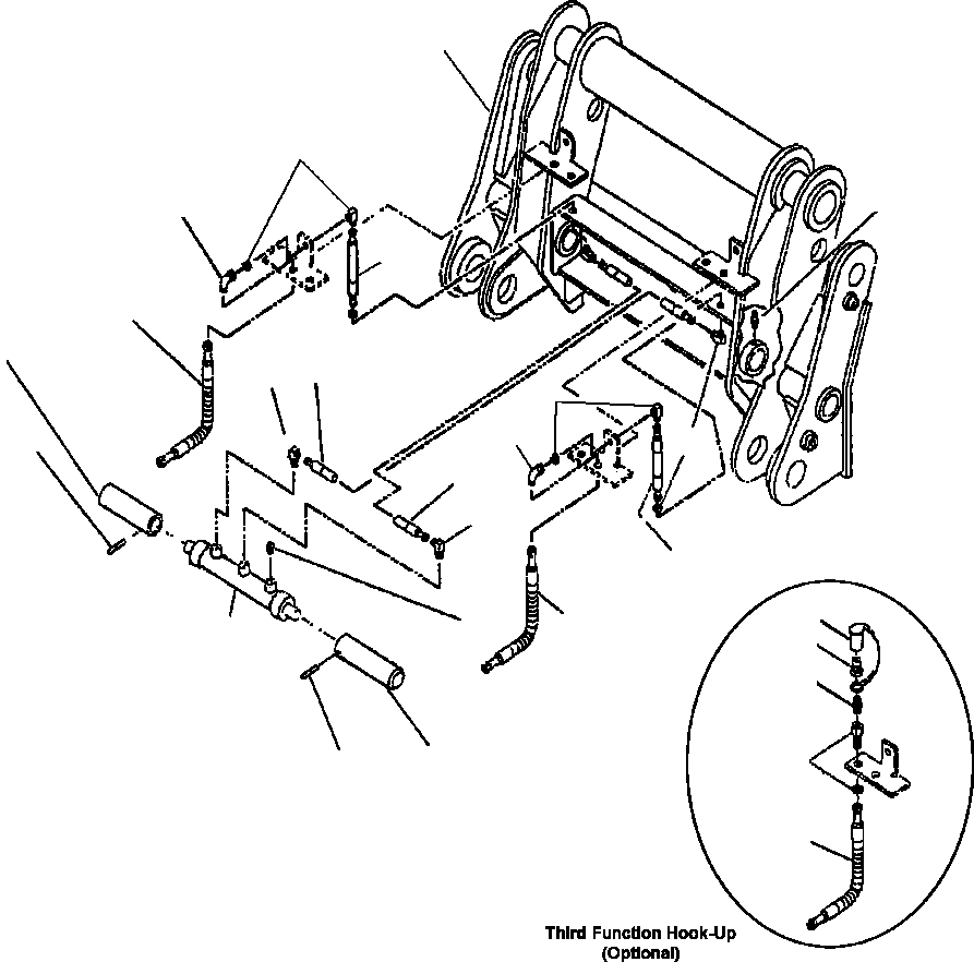 MALE MASTER ASSEMBLY 418-U77-A260 KOMATSU