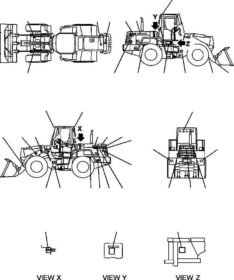 Табличка смазки 416-93-21231 KOMATSU