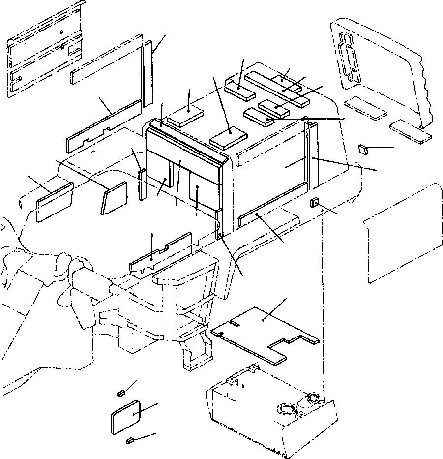 SHEET, LEFT 416-54-A1470 KOMATSU