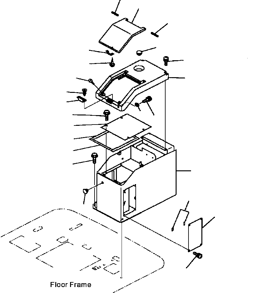 BOX,CONSOLE 426-54-22662 KOMATSU