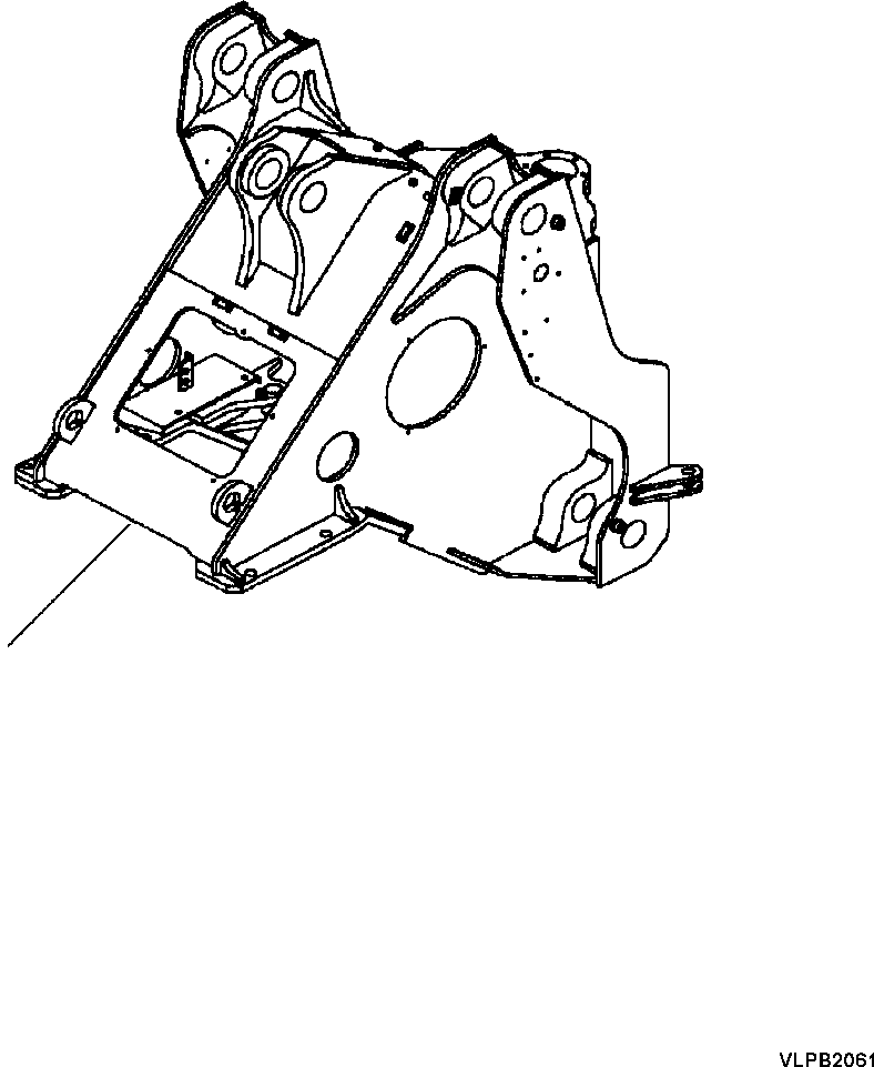 FRAME,FRONT 425-S95-3101 KOMATSU