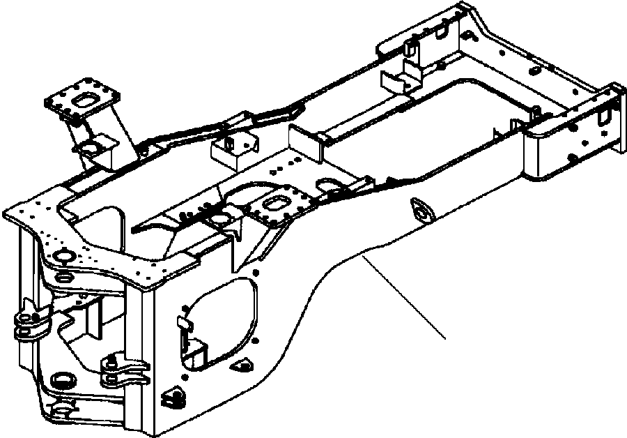 FRAME ASSEMBLY, REAR 425-46-22402 KOMATSU