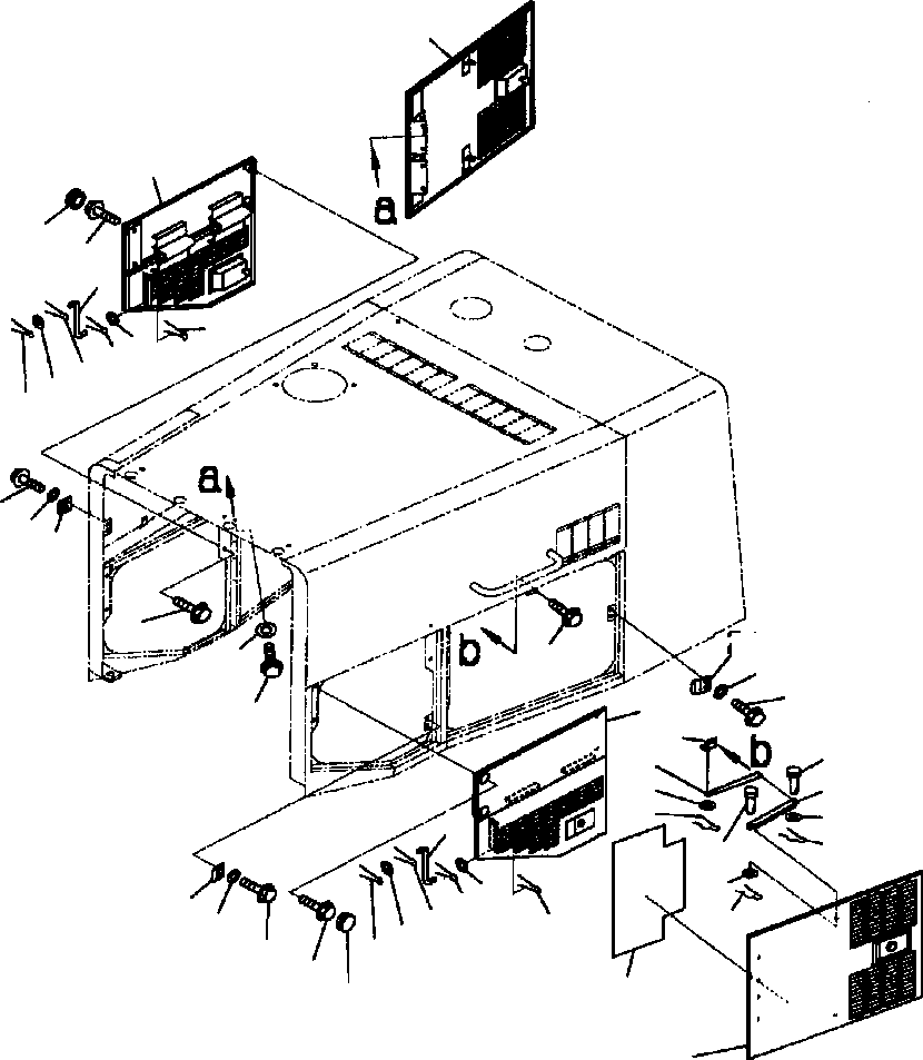 DOOR L.H. 425-54-A2780 KOMATSU