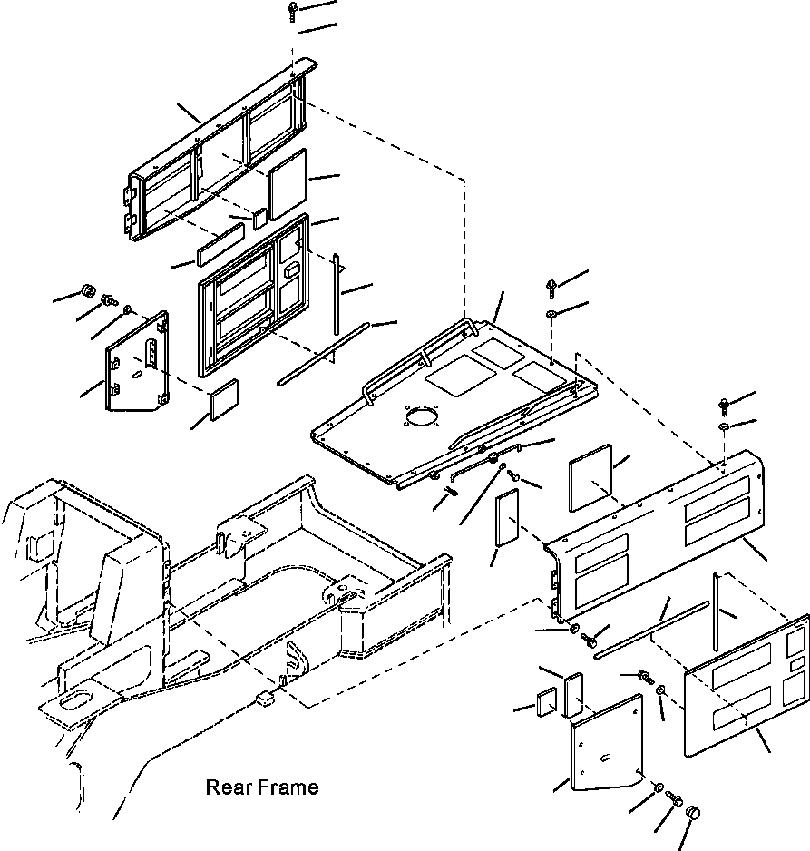 SHEET,R.H. 426-54-21940 KOMATSU