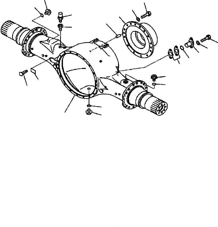 HOUSING,REAR 426-23-23101 KOMATSU