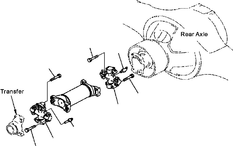 DRIVE SHAFT ASSEMBLY 426-20-24210 KOMATSU