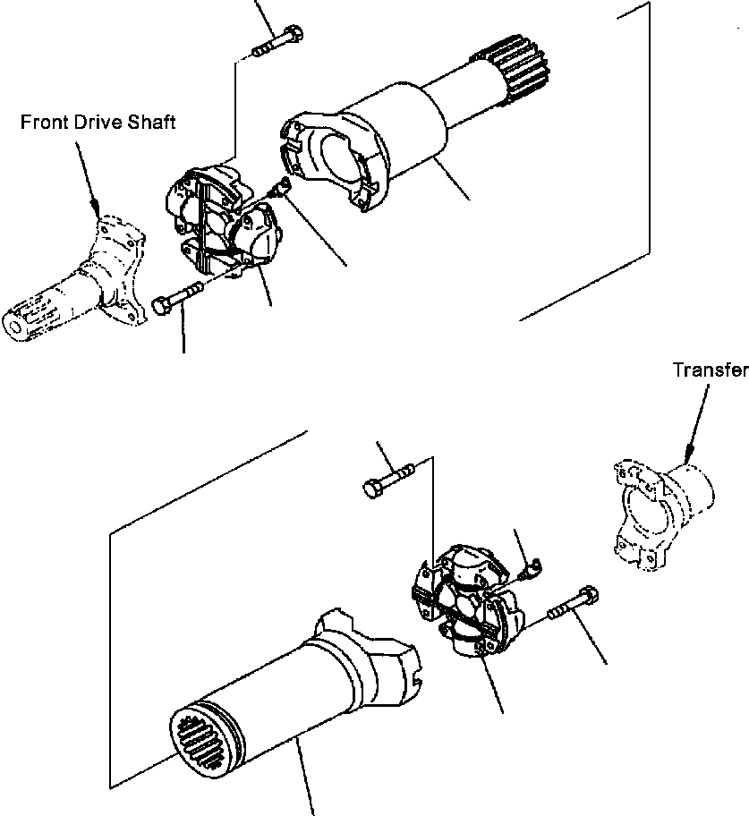 DRIVESHAFT ASSEMBLY 426-20-12120 KOMATSU