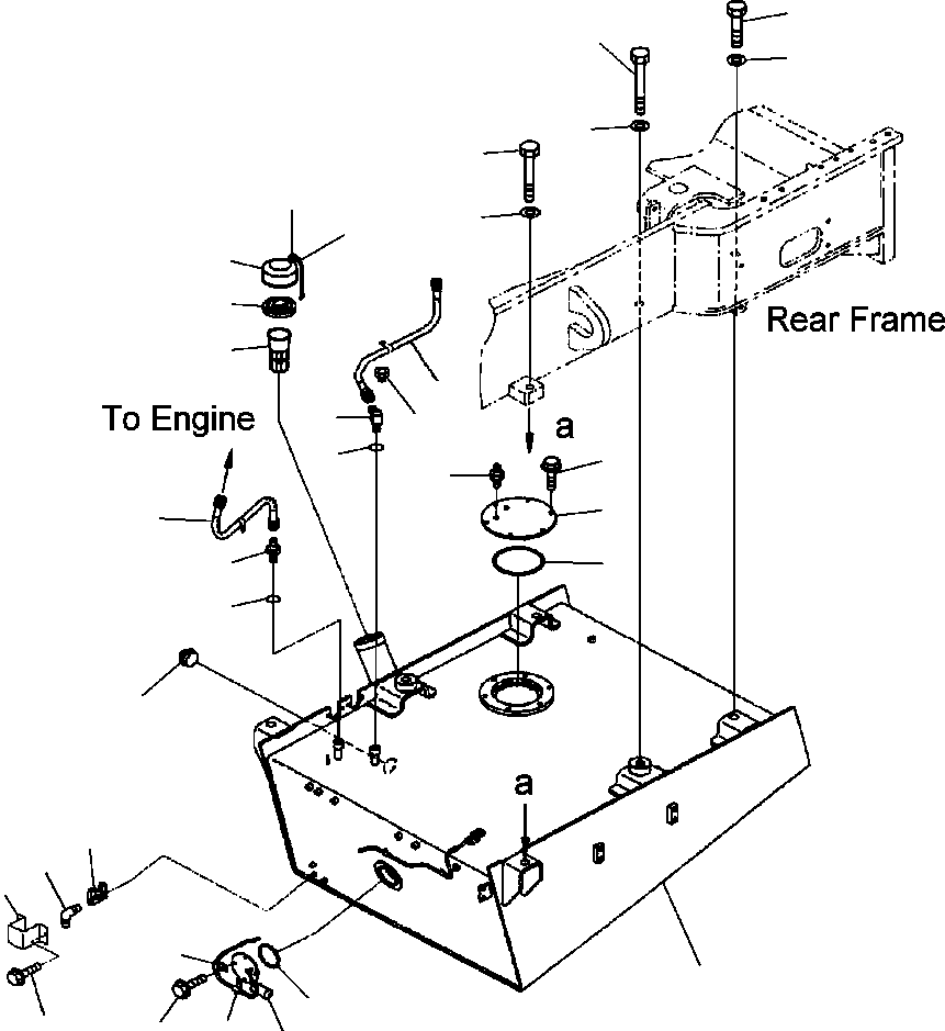 Датчик уровня топлива 786-19-24831 KOMATSU