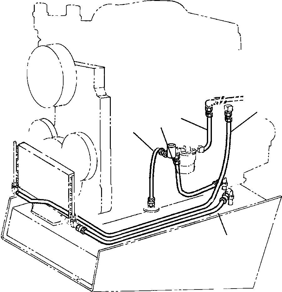 HOSE, FUEL 07263-005A4 KOMATSU