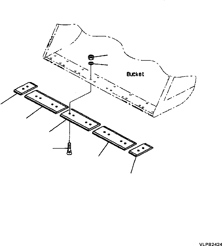 EDGE, CENTER 426-815-A110 KOMATSU