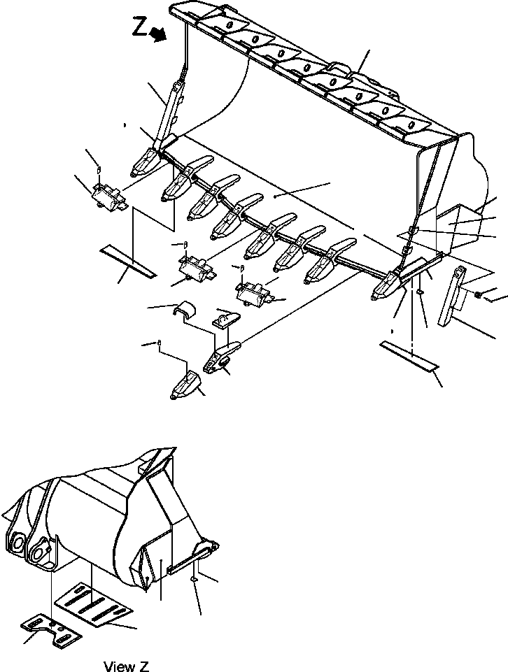 Ковш 428-831-A110 KOMATSU