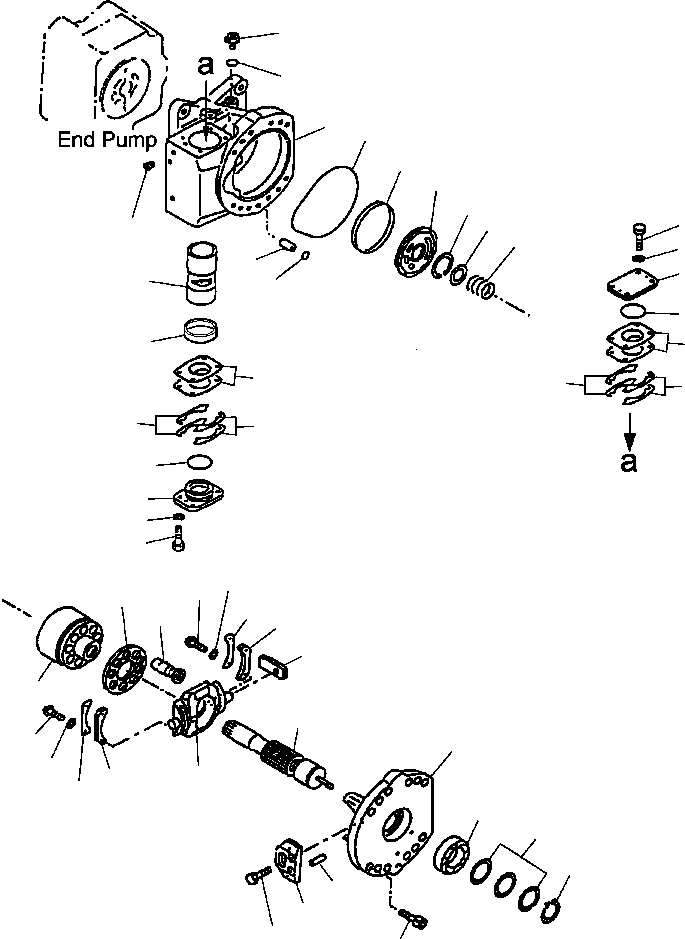 Упорное кольцо 708-45-14370 KOMATSU