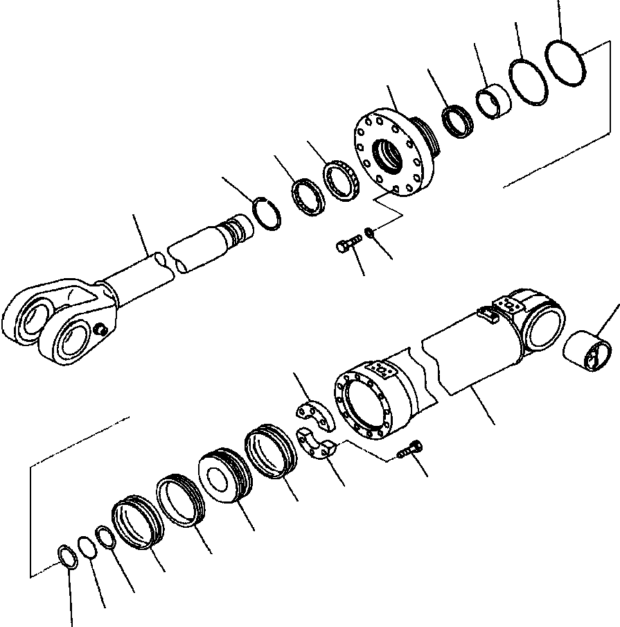 CYLINDER ASS'Y,LIFT 707-01-01020 KOMATSU