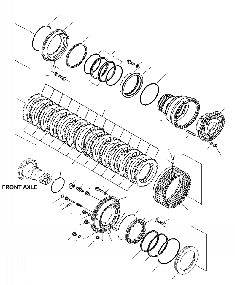 FINAL DRIVE WITH BRAKE 426-22-24050 KOMATSU