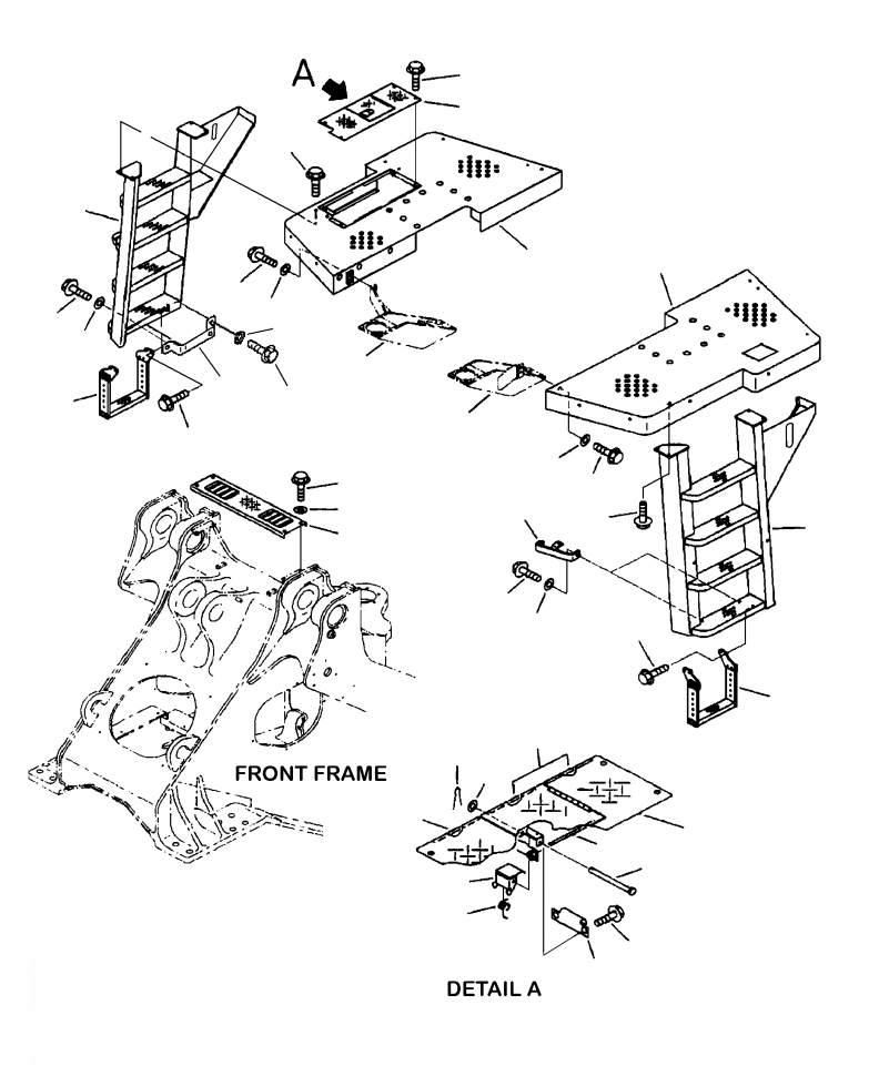 FLOOR,L.H. 426-54-24112 KOMATSU
