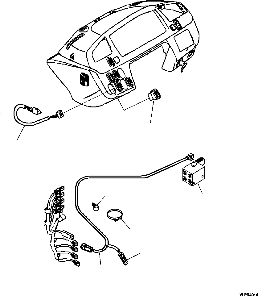 HARNESS, VALVE 423-879-A231 KOMATSU