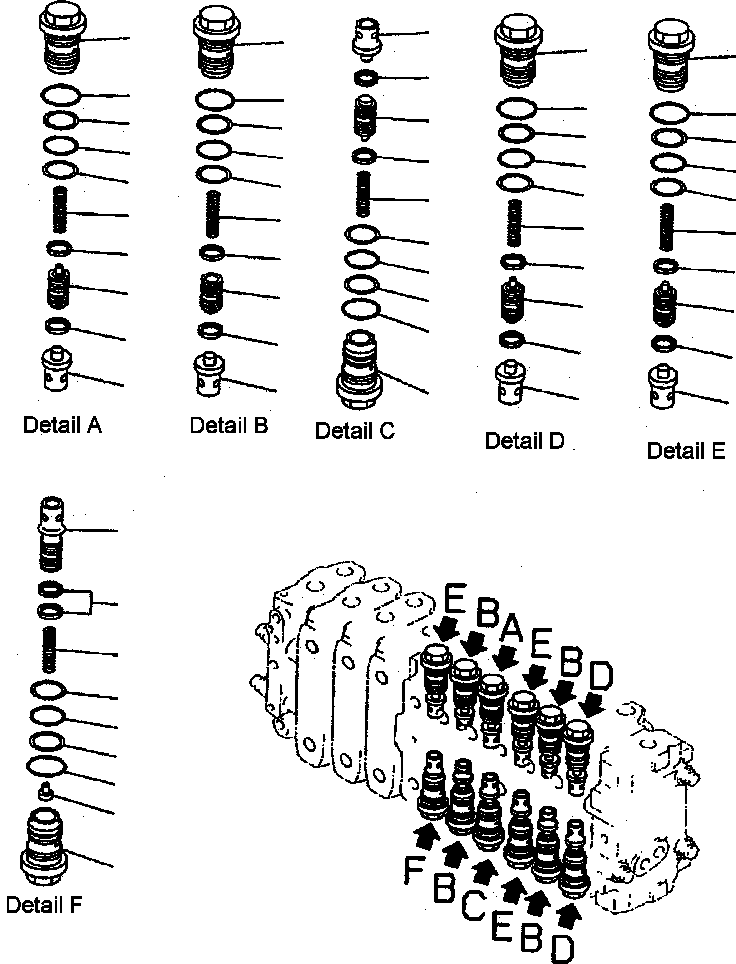 Клапан в сборе 723-46-40900 KOMATSU