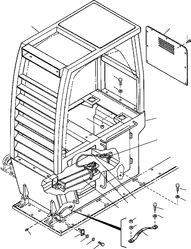 Болт 02010-81270 KOMATSU