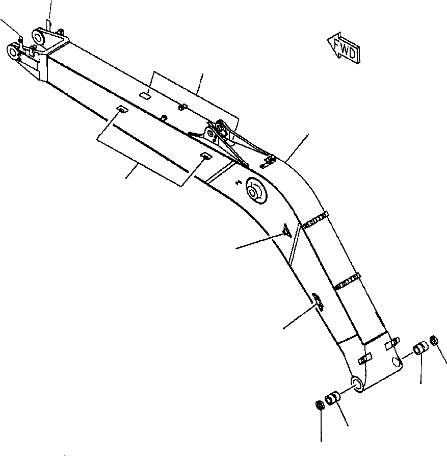 BRACKET(WELDED) 20Y-70-24360 KOMATSU